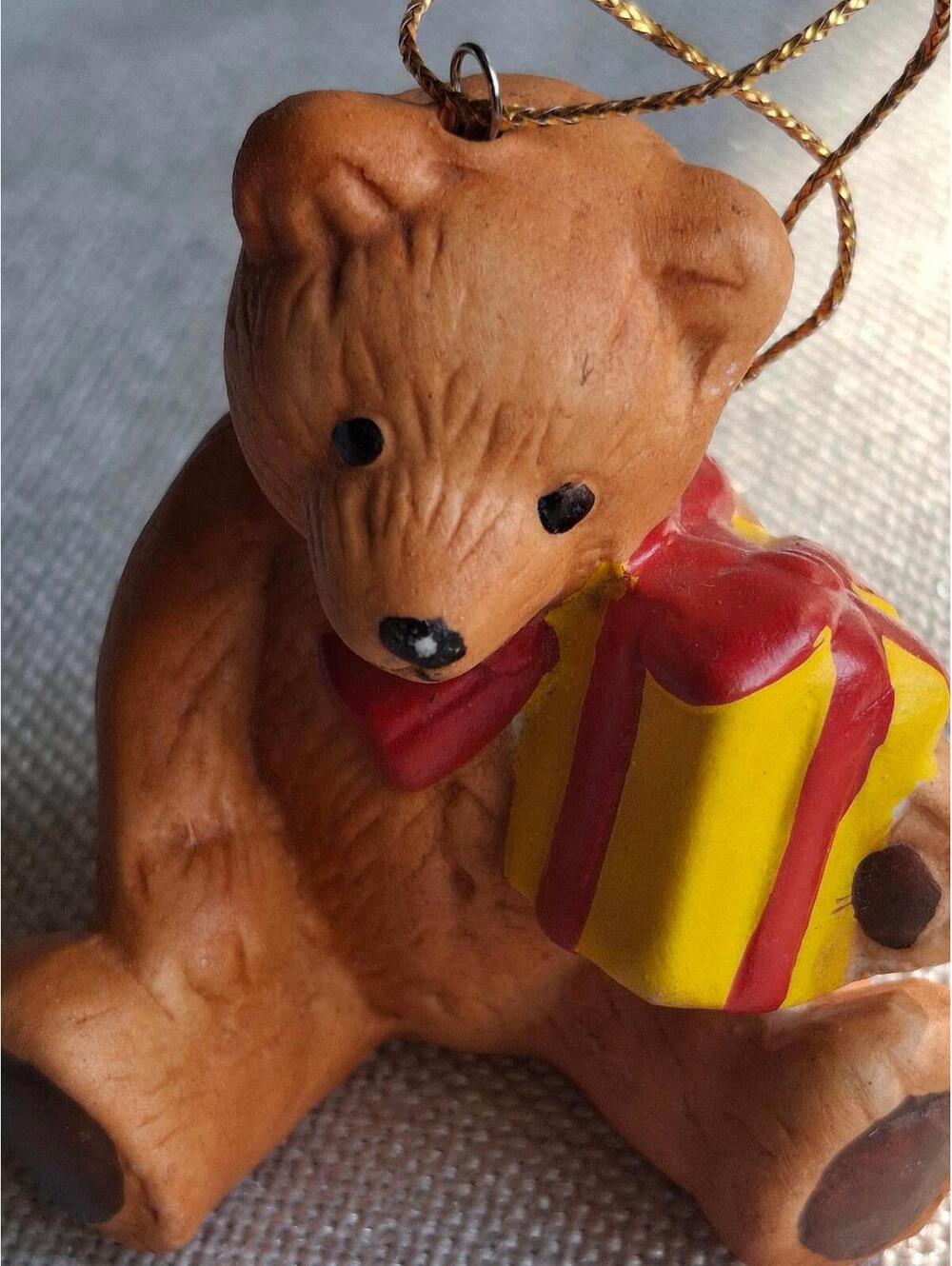 Vintage Lucy & Me Teddy Bear Christmas Ornament